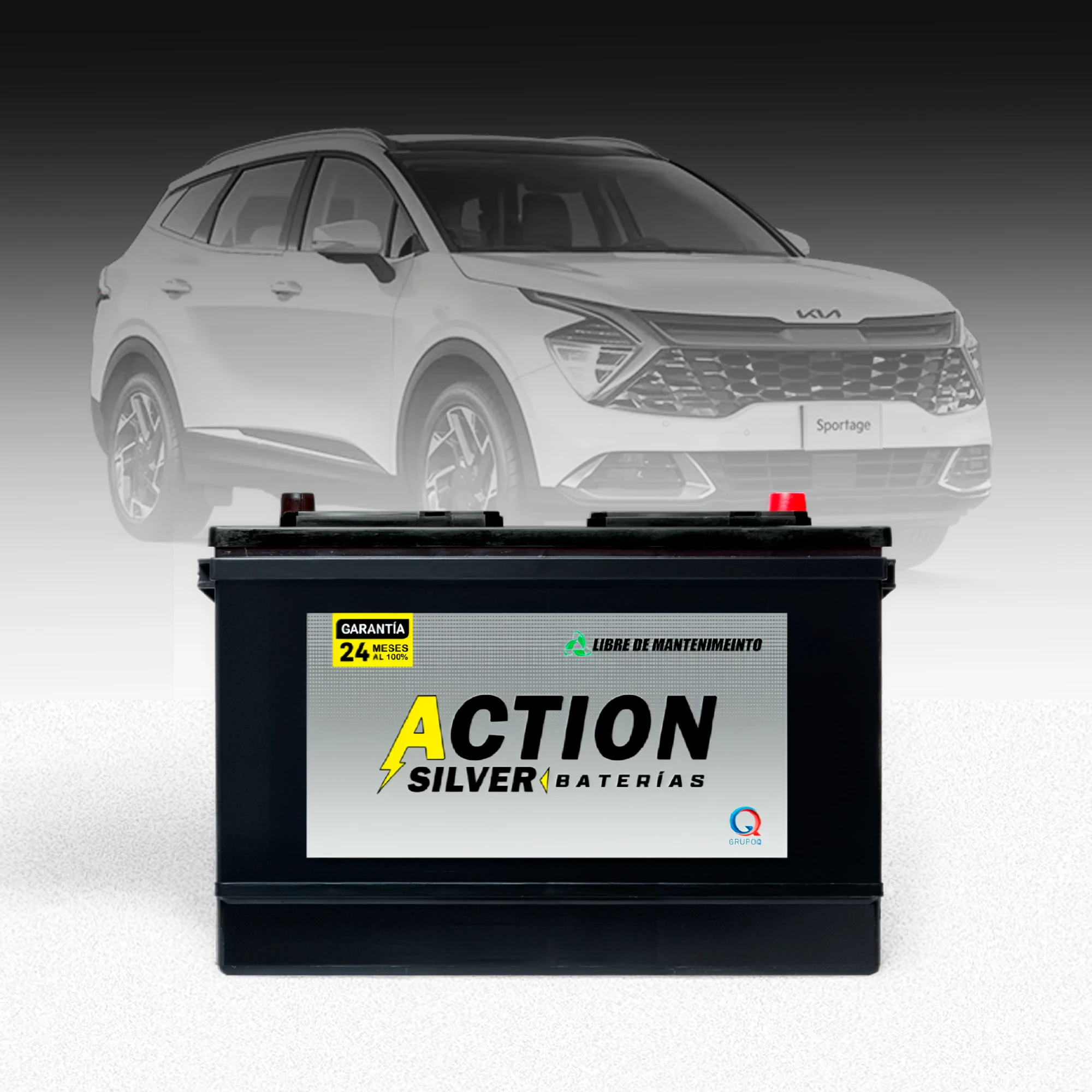 Batería ACTION SILVER - 27/N70